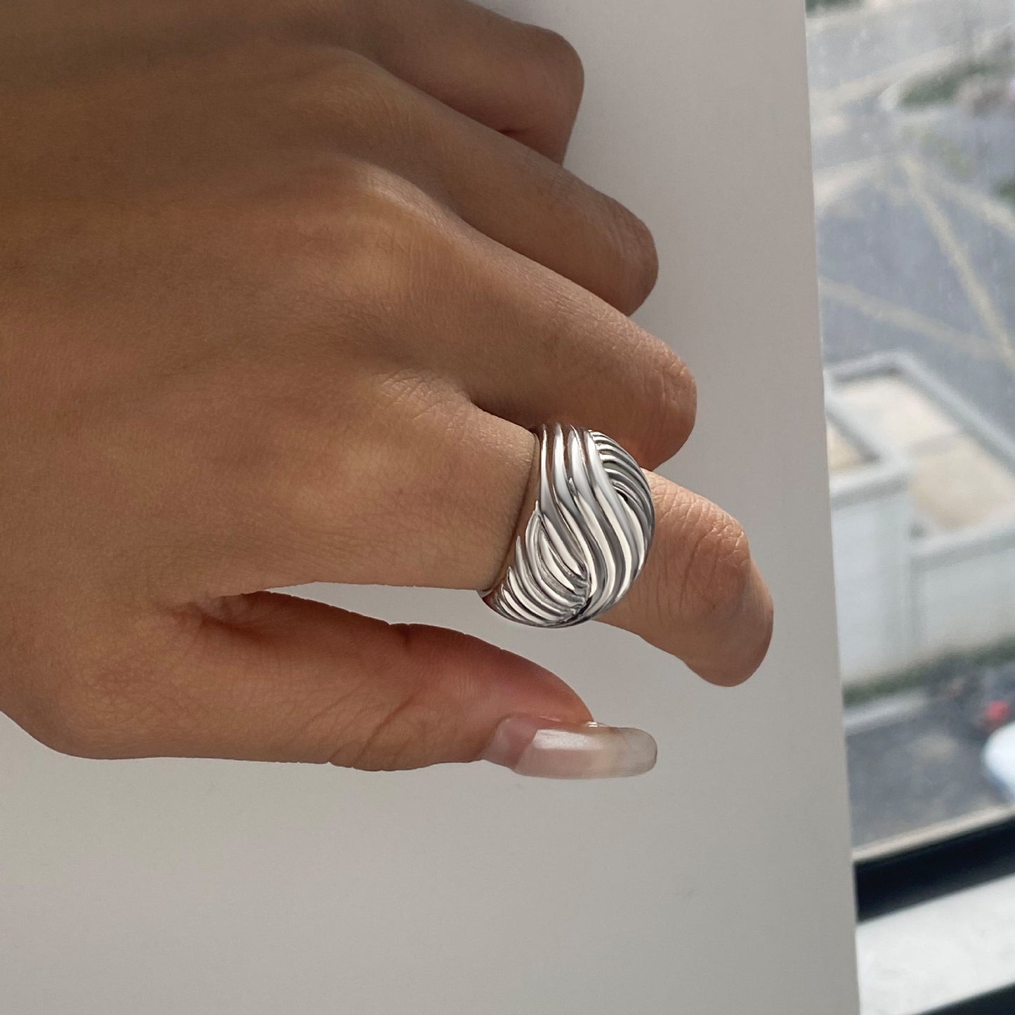 Chunky chubby ring