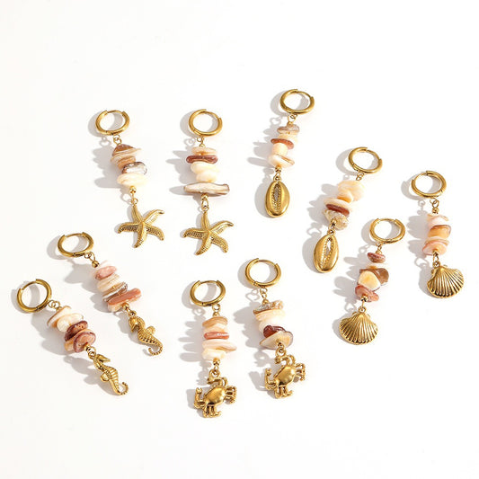 Fuga shell earrings