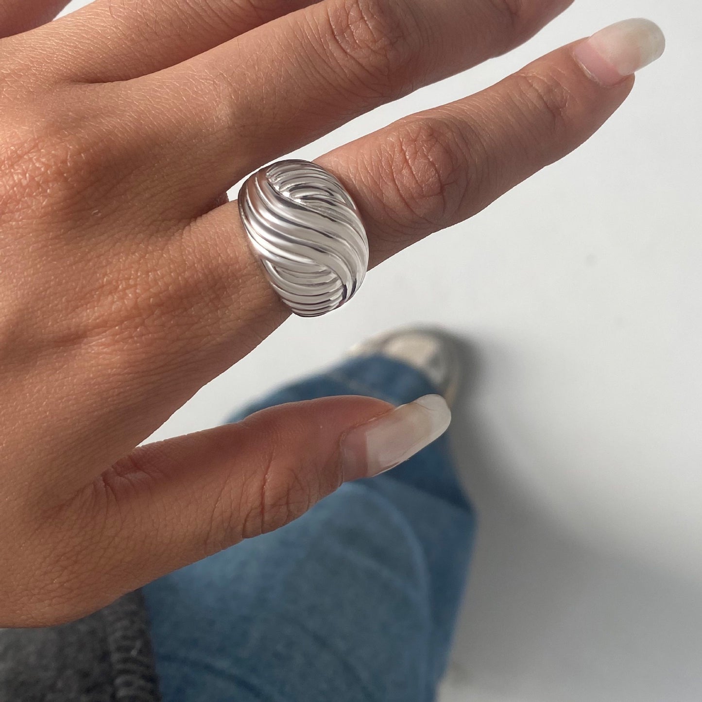 Chunky chubby ring