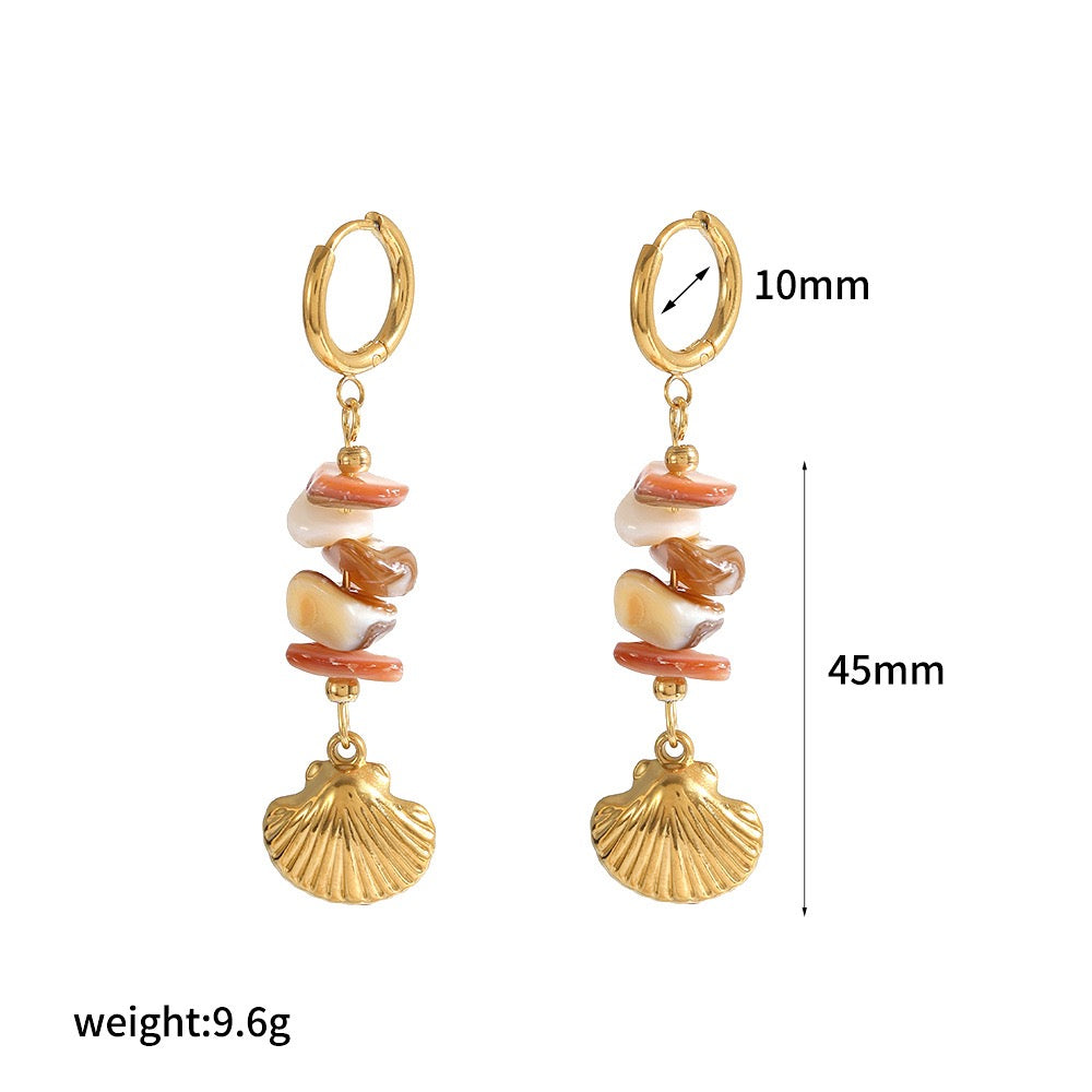 Fuga shell earrings
