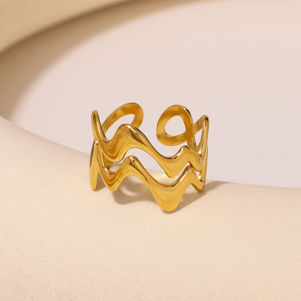 Double wave ring