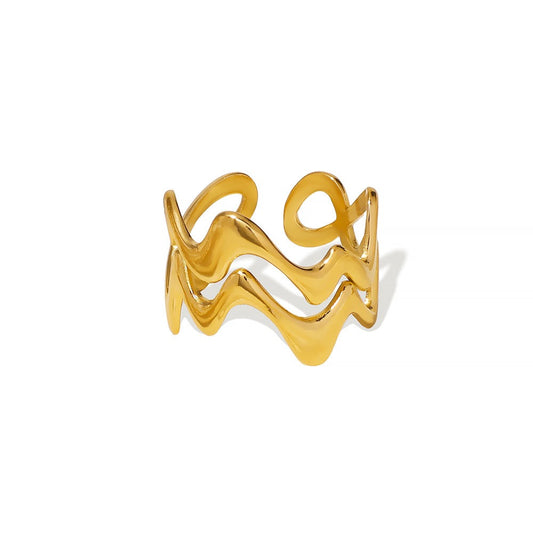 Double wave ring