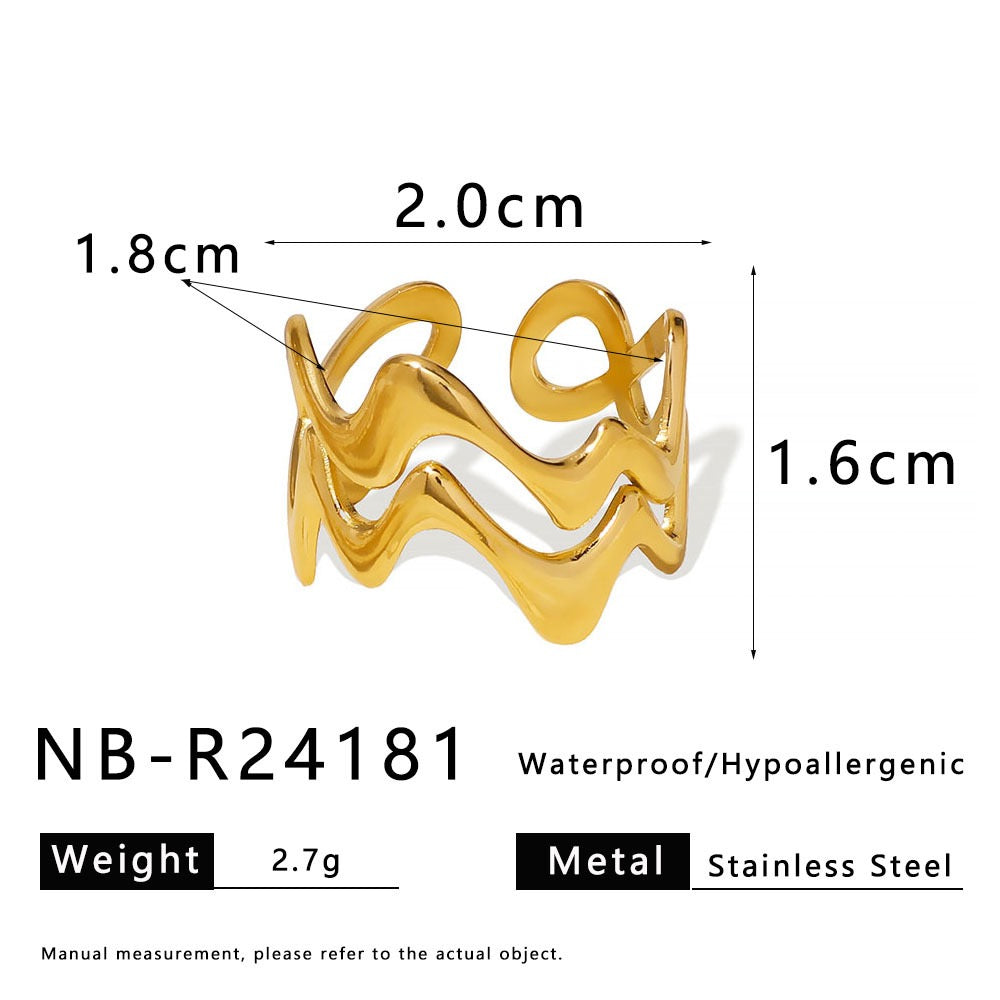 Double wave ring