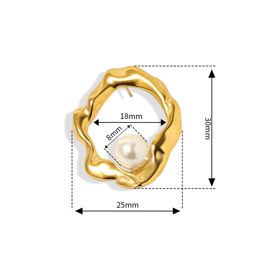 Yuki pearly earrings