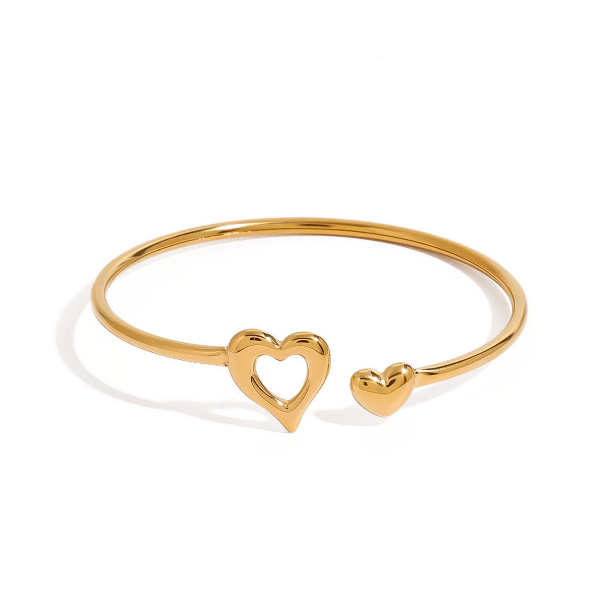 Love heart bangle