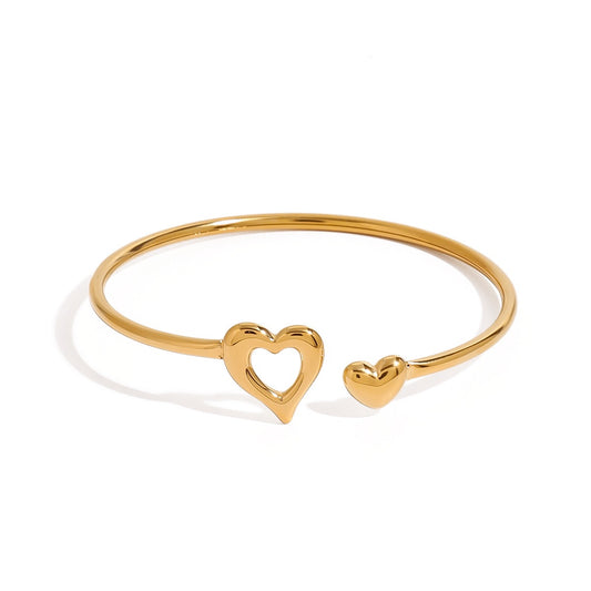 Love heart bangle