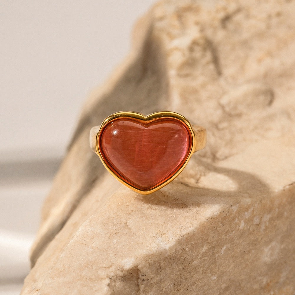 My red heart ring