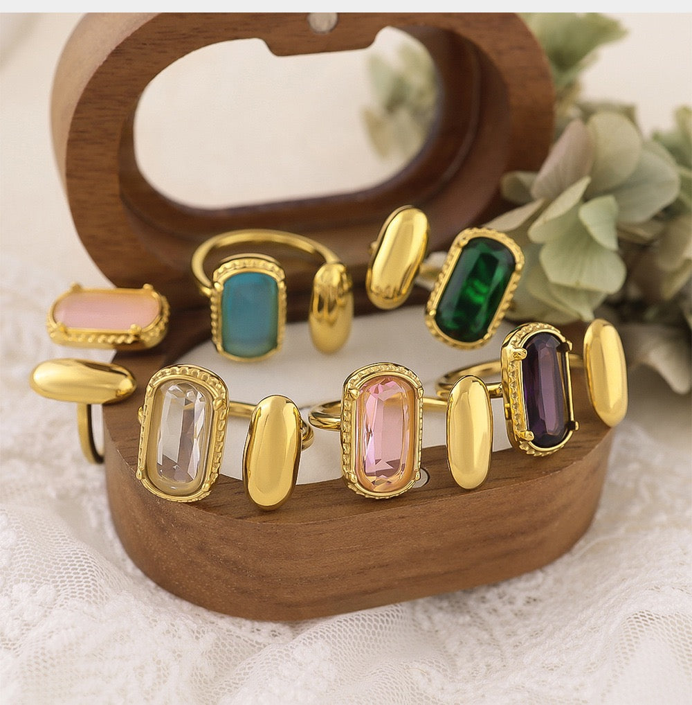 Double Gem rings