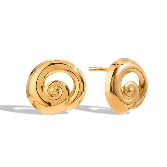 Vintage swirl earrings