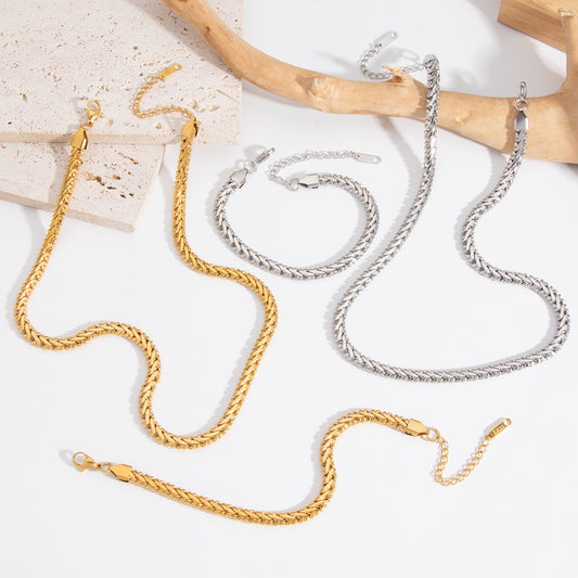 Amber snake chains