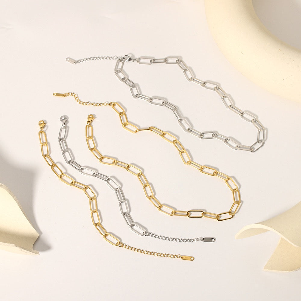 Steven Statement chain necklaces