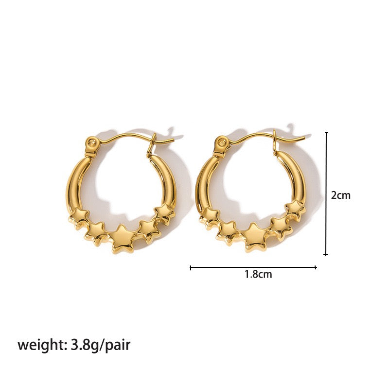 Annie hoop earrings