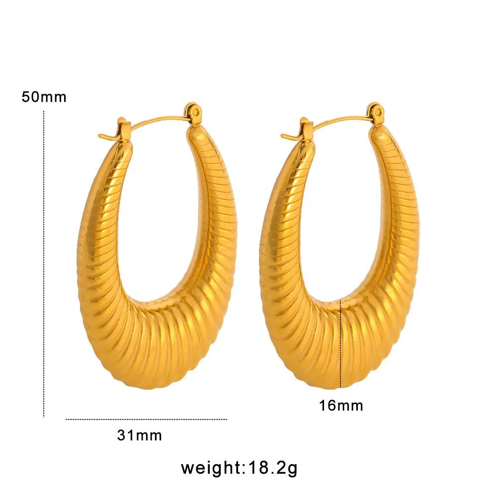 Anny hoop earrings