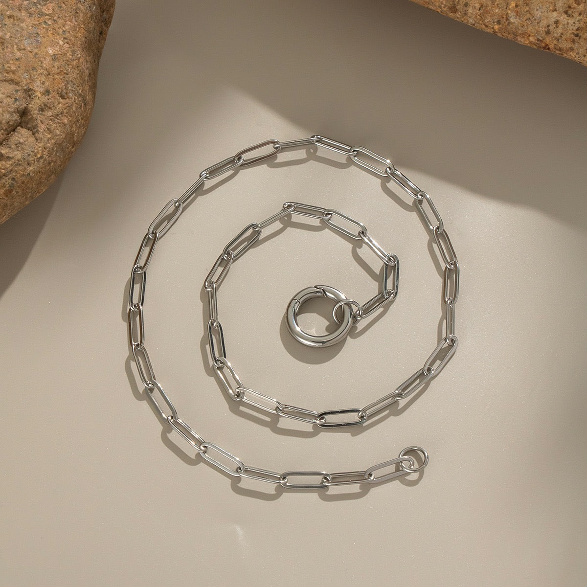 Statement chains necklace