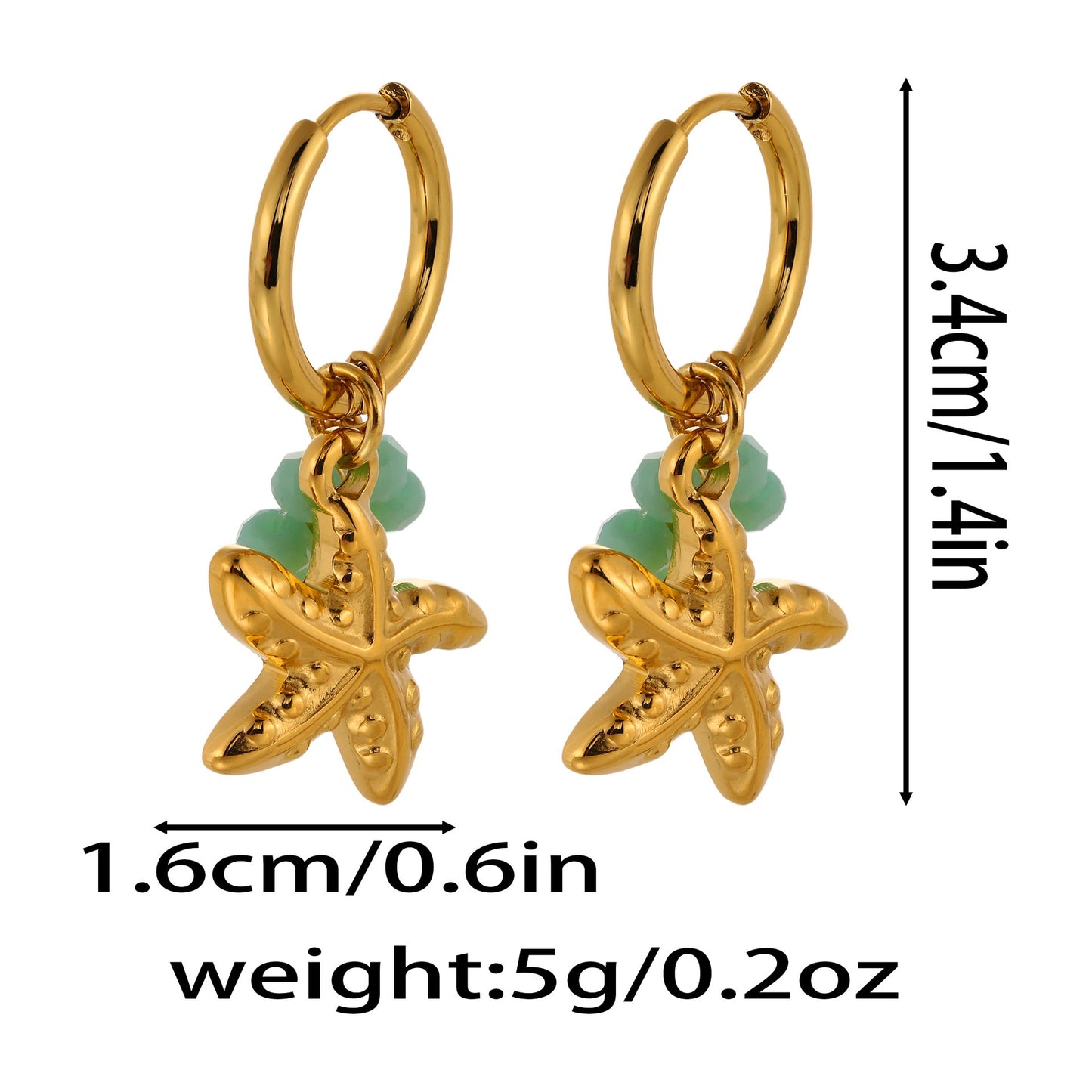 Sila Beady handmade hoop earrings