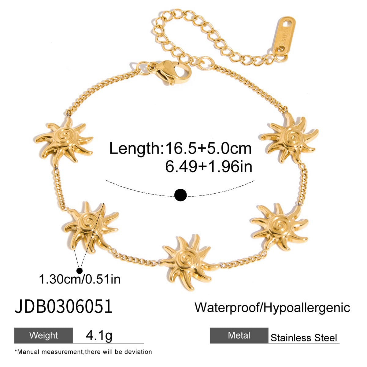 Golden sun bracelets