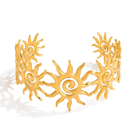 Golden sun bangle