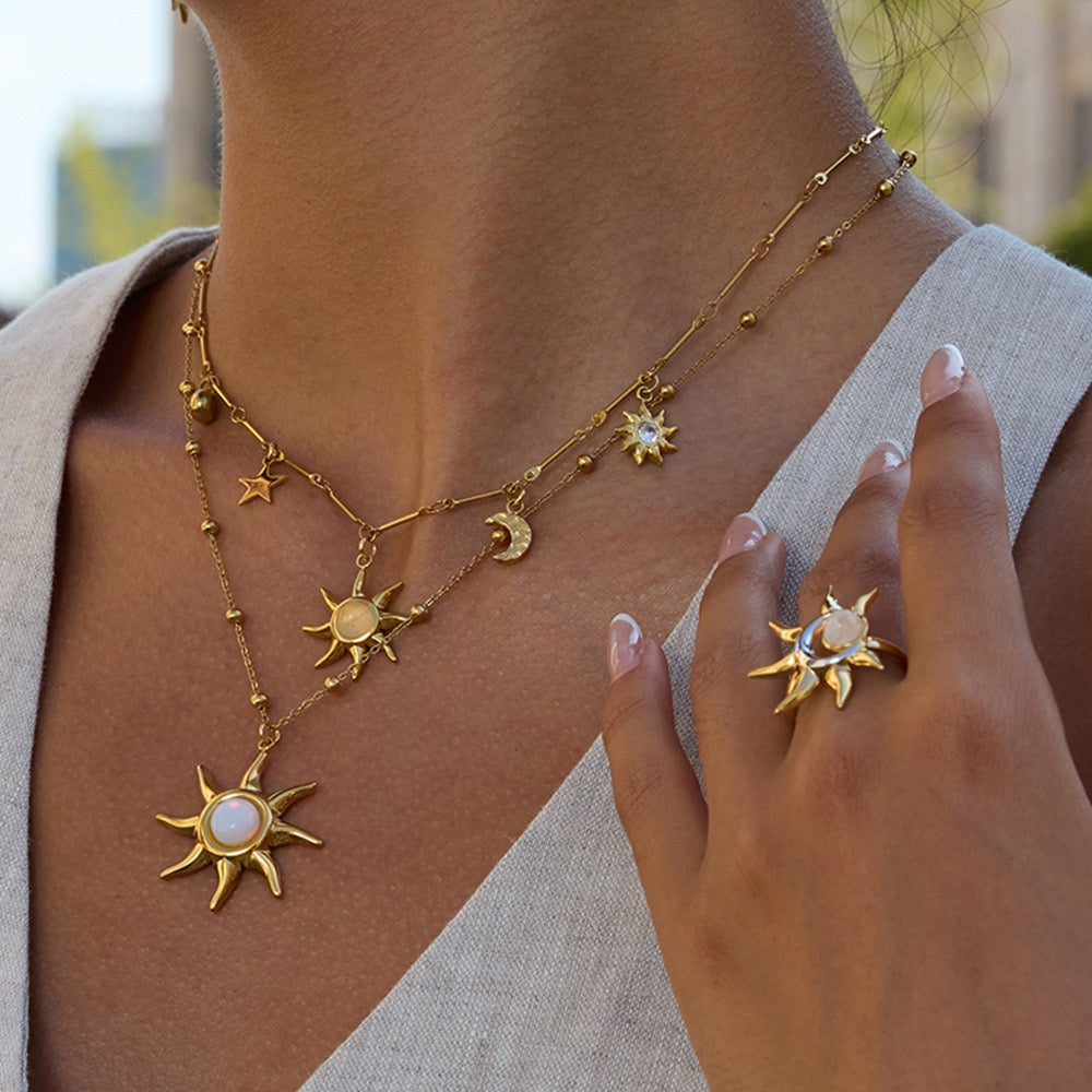 Moon stone sun collection