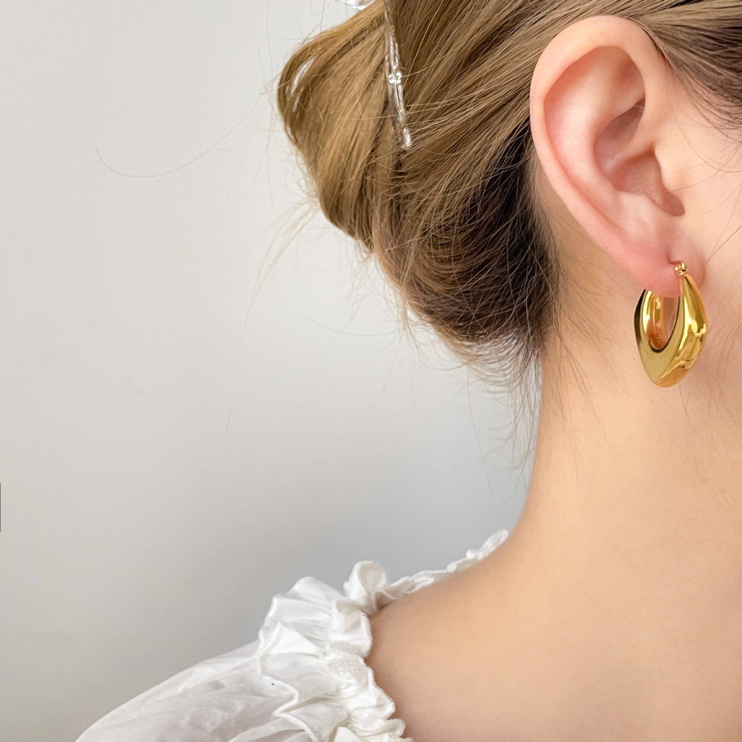 Samsara square hoops earrings