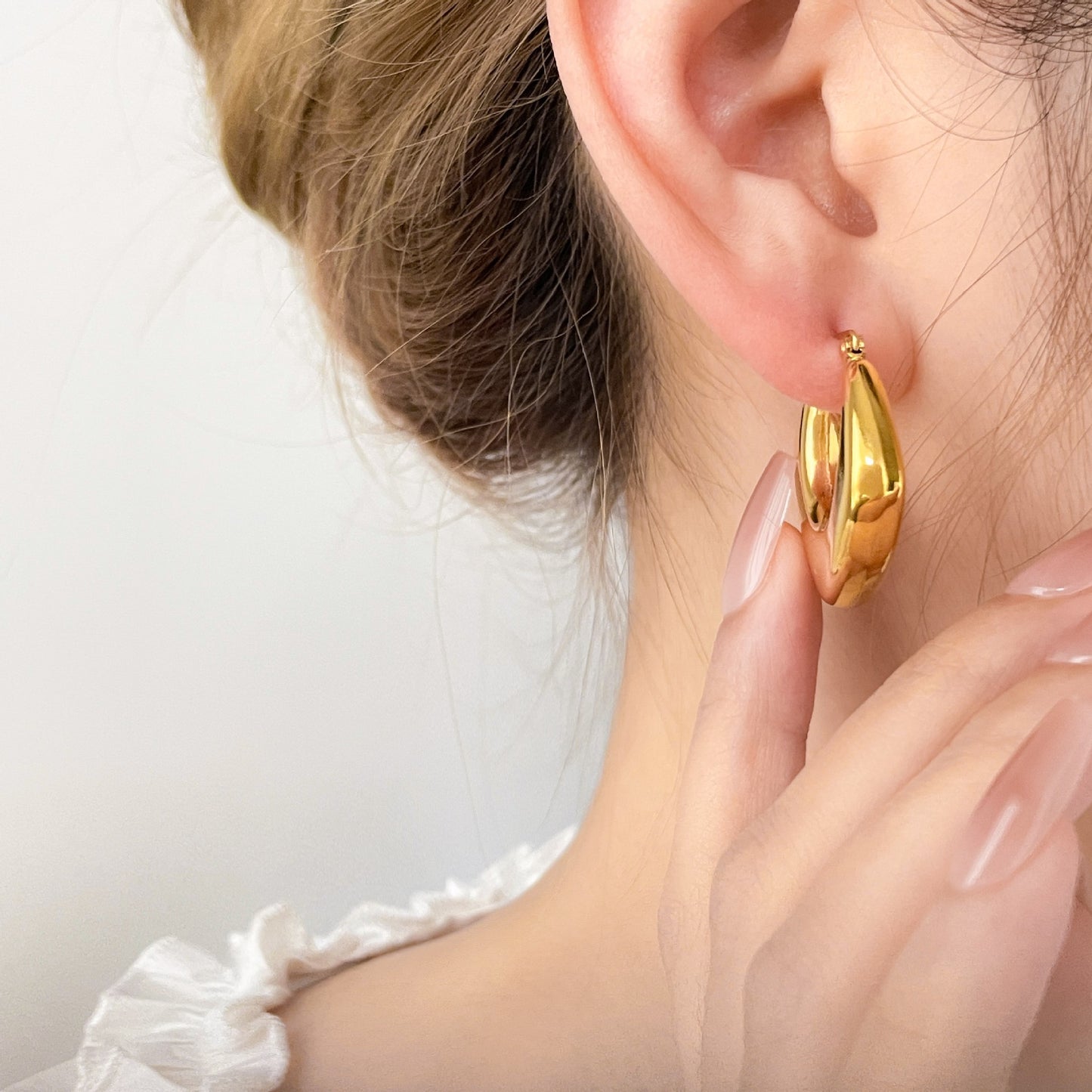 Samsara square hoops earrings