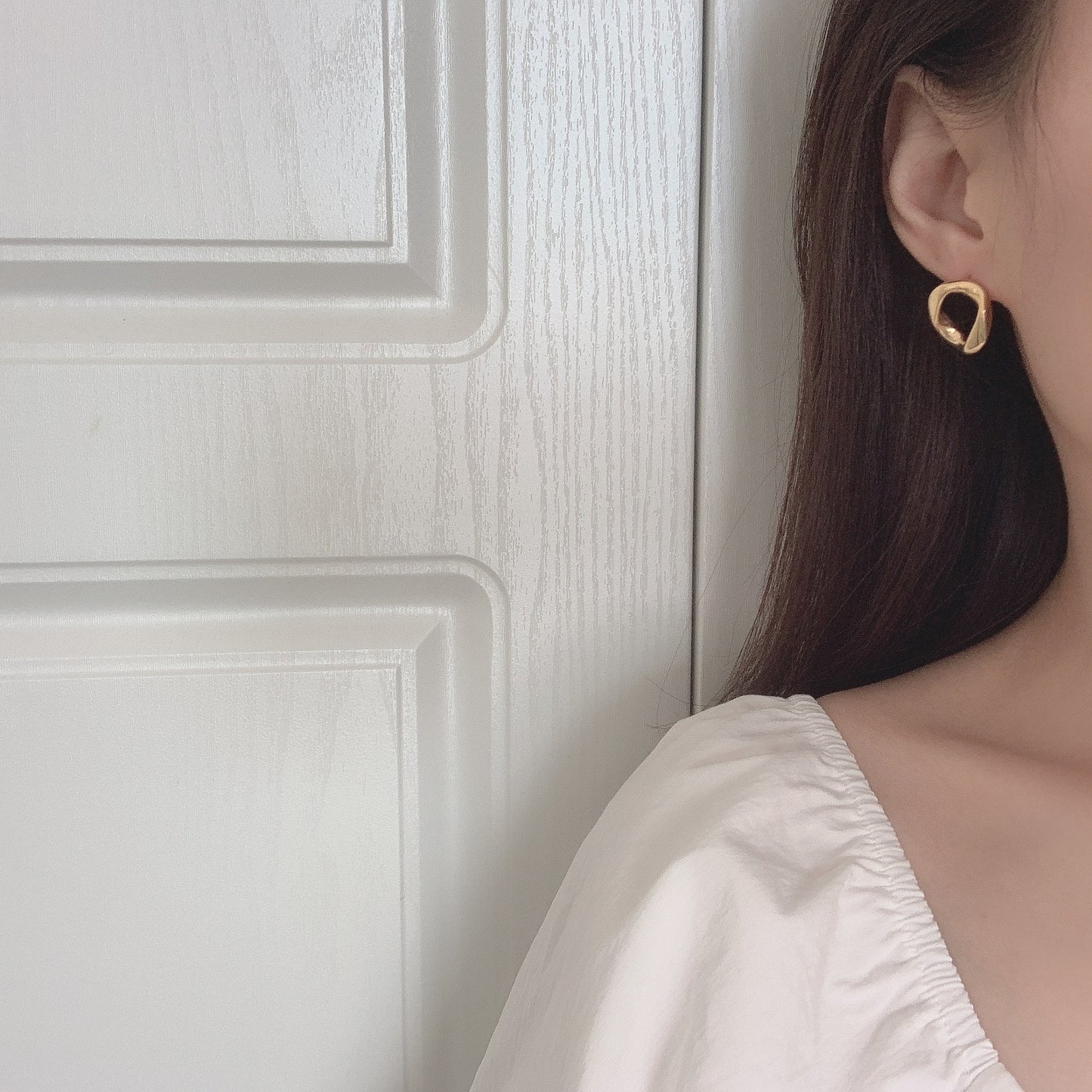 Tiffany hollow earrings