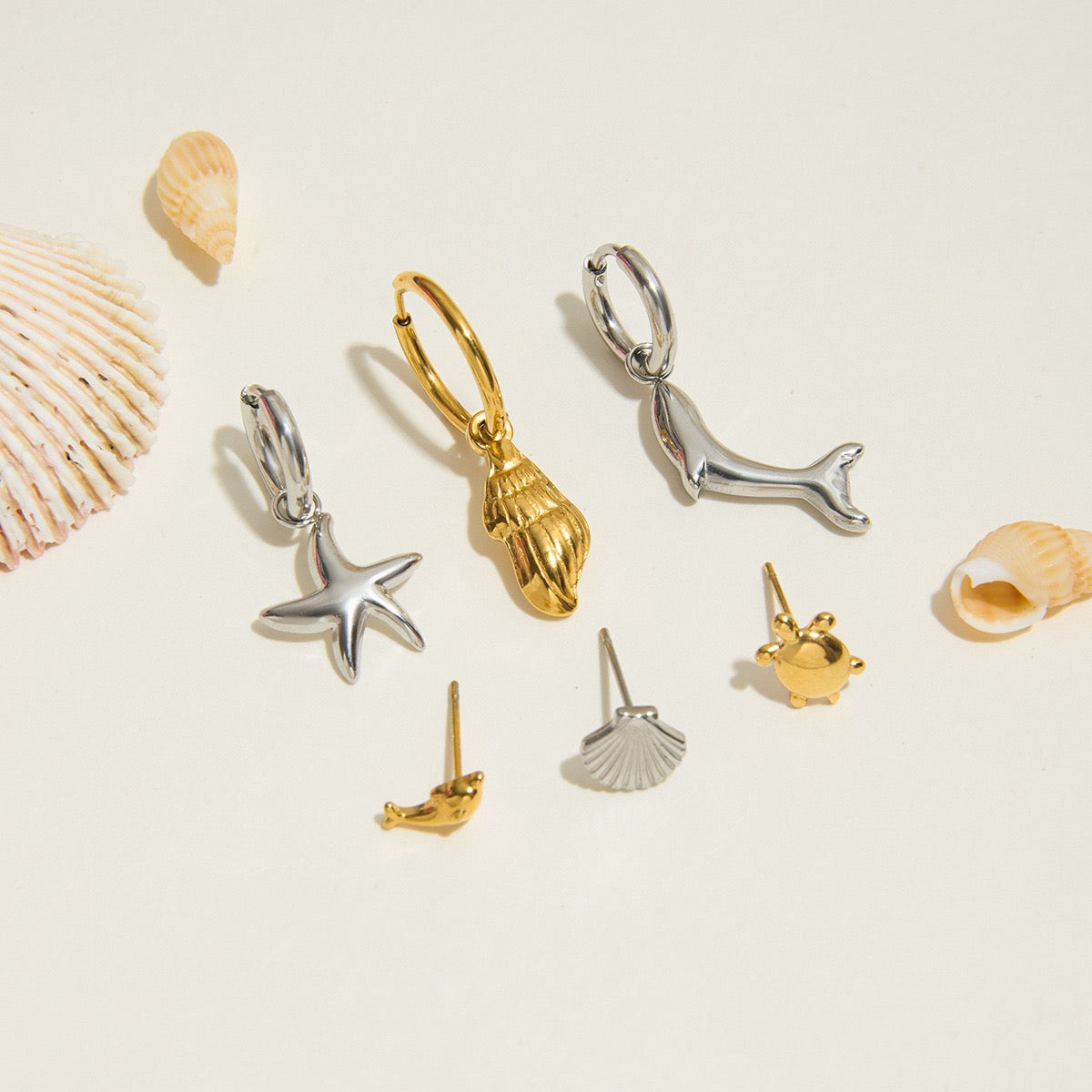 Stacking earrings set