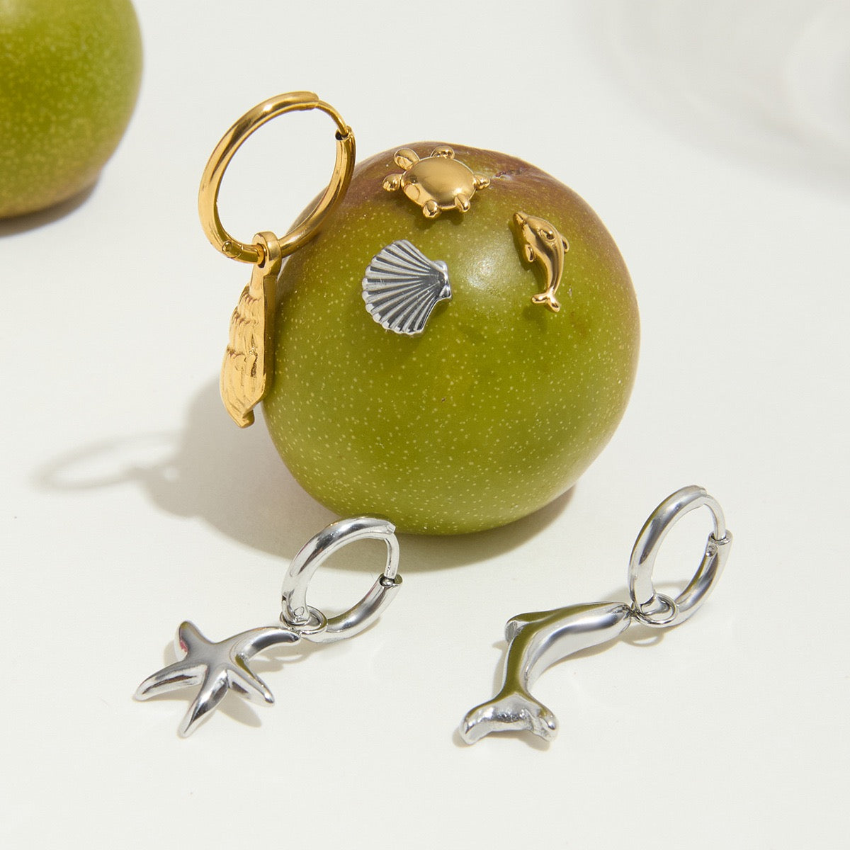 Stacking earrings set