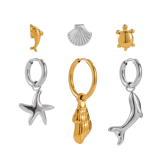 Stacking earrings set