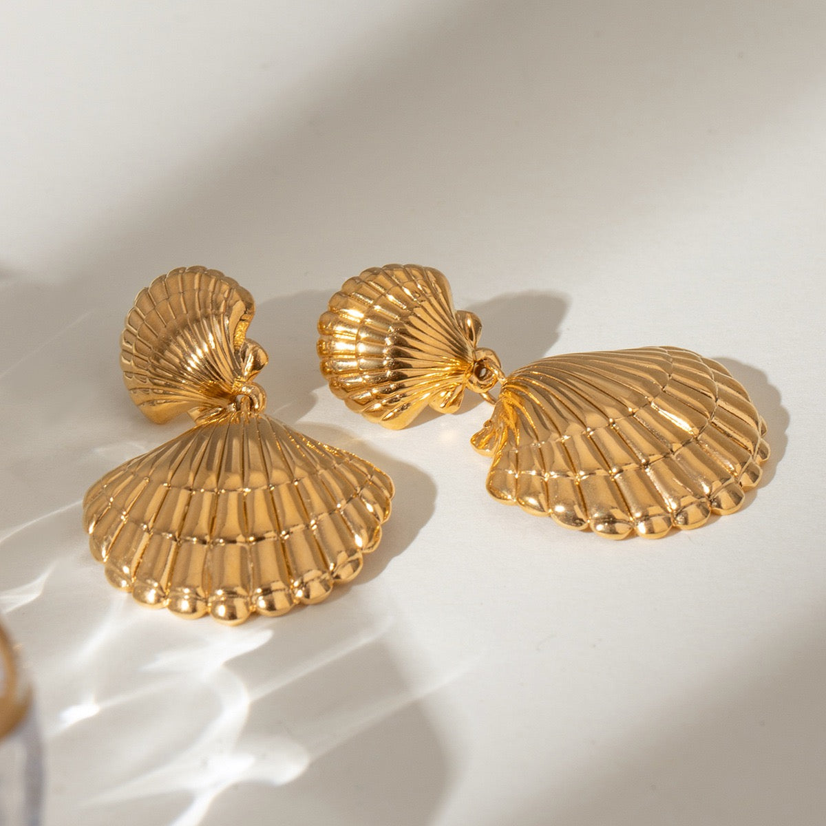 Double shells earrings