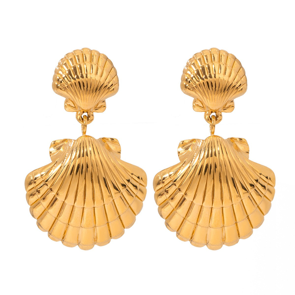 Double shells earrings