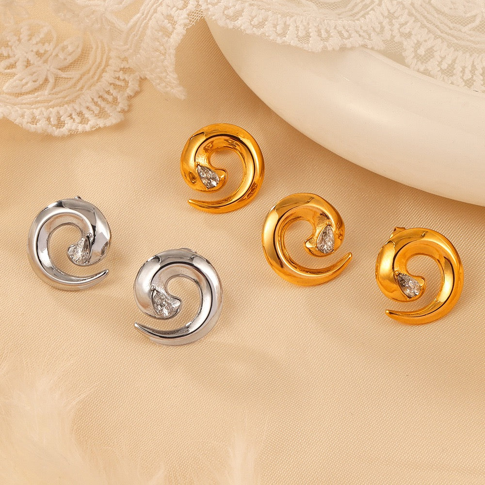 Swirl cute rings