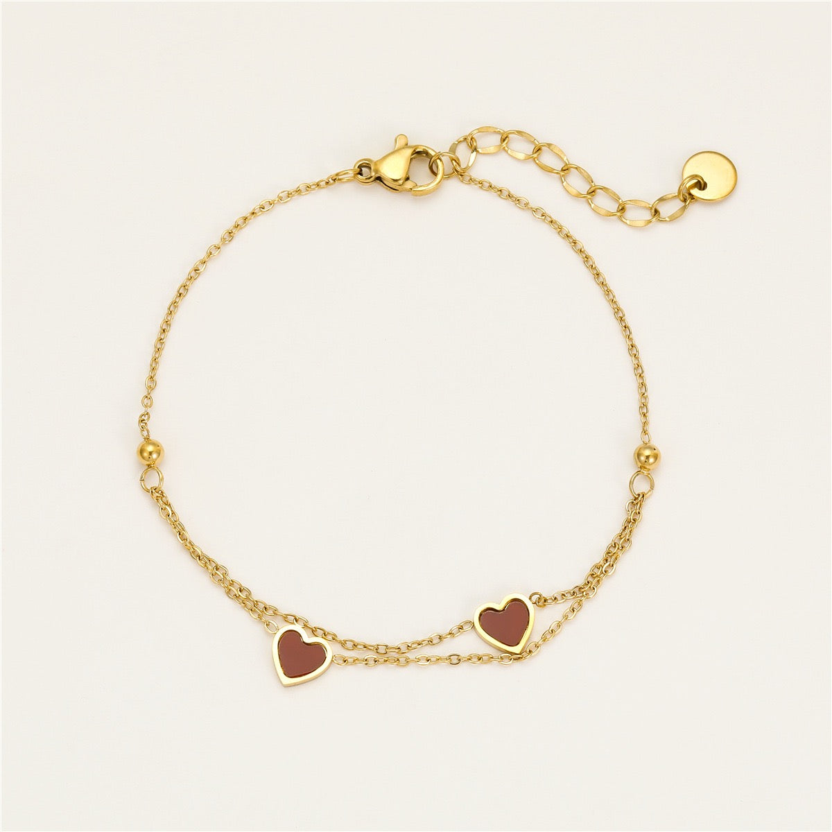 Inti Red heart bracelets