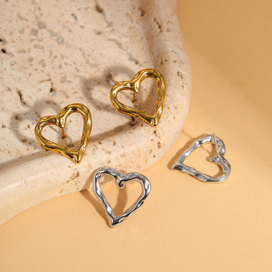 Selene Heart earrings