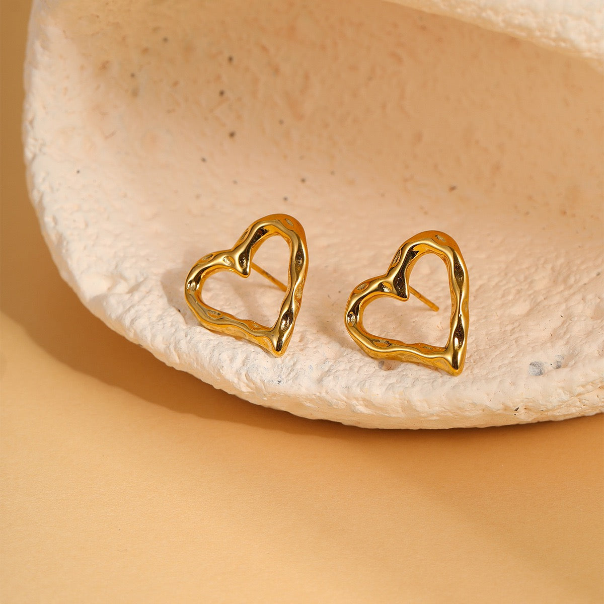 Selene Heart earrings