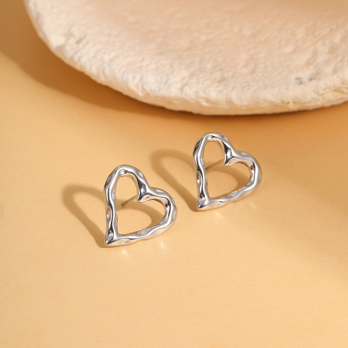 Selene Heart earrings