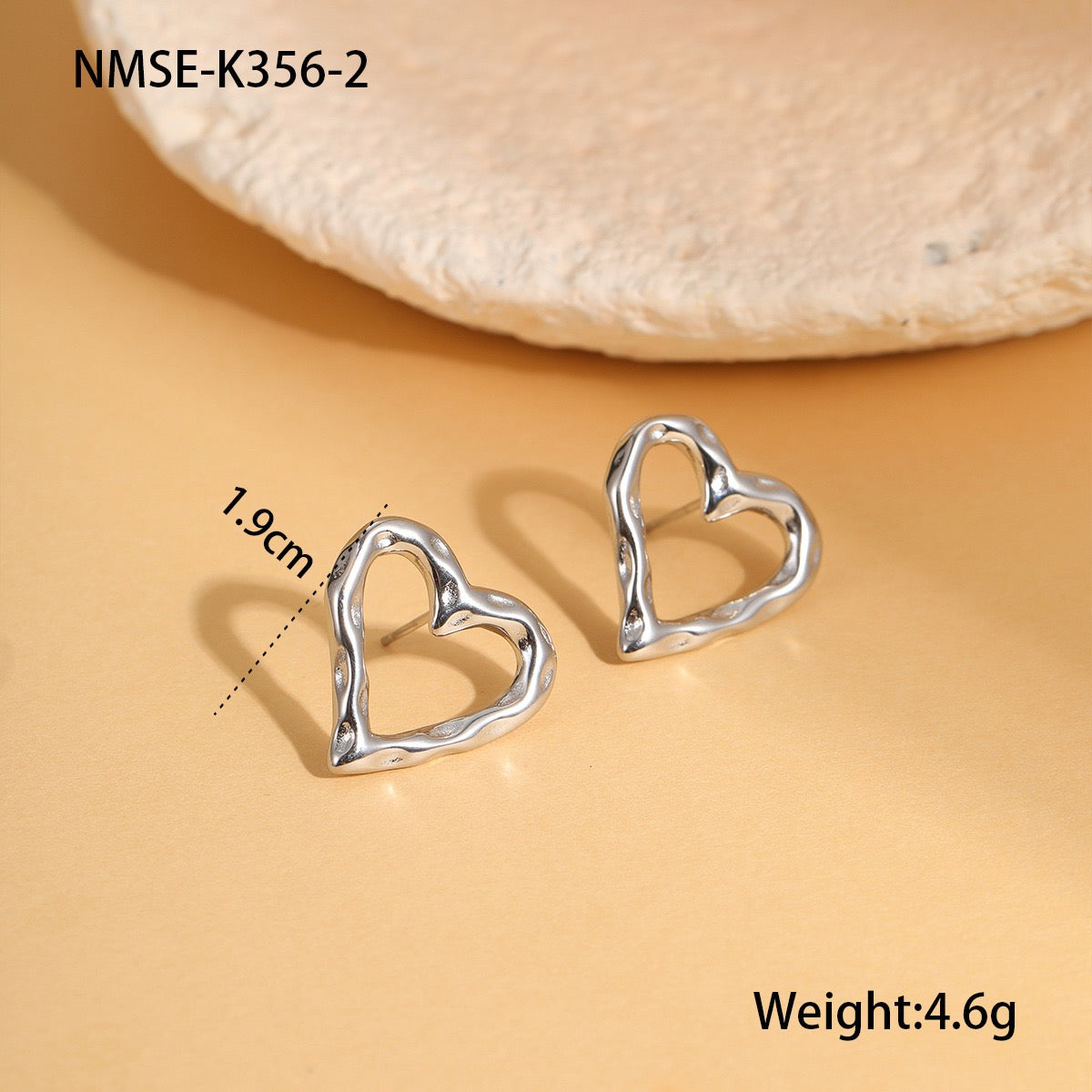 Selene Heart earrings