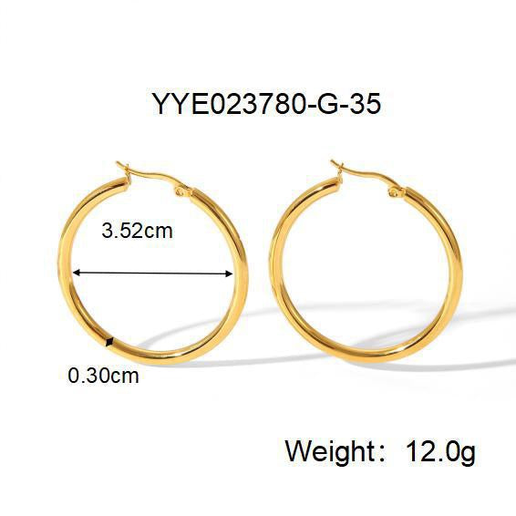 Neraid hoops earrings