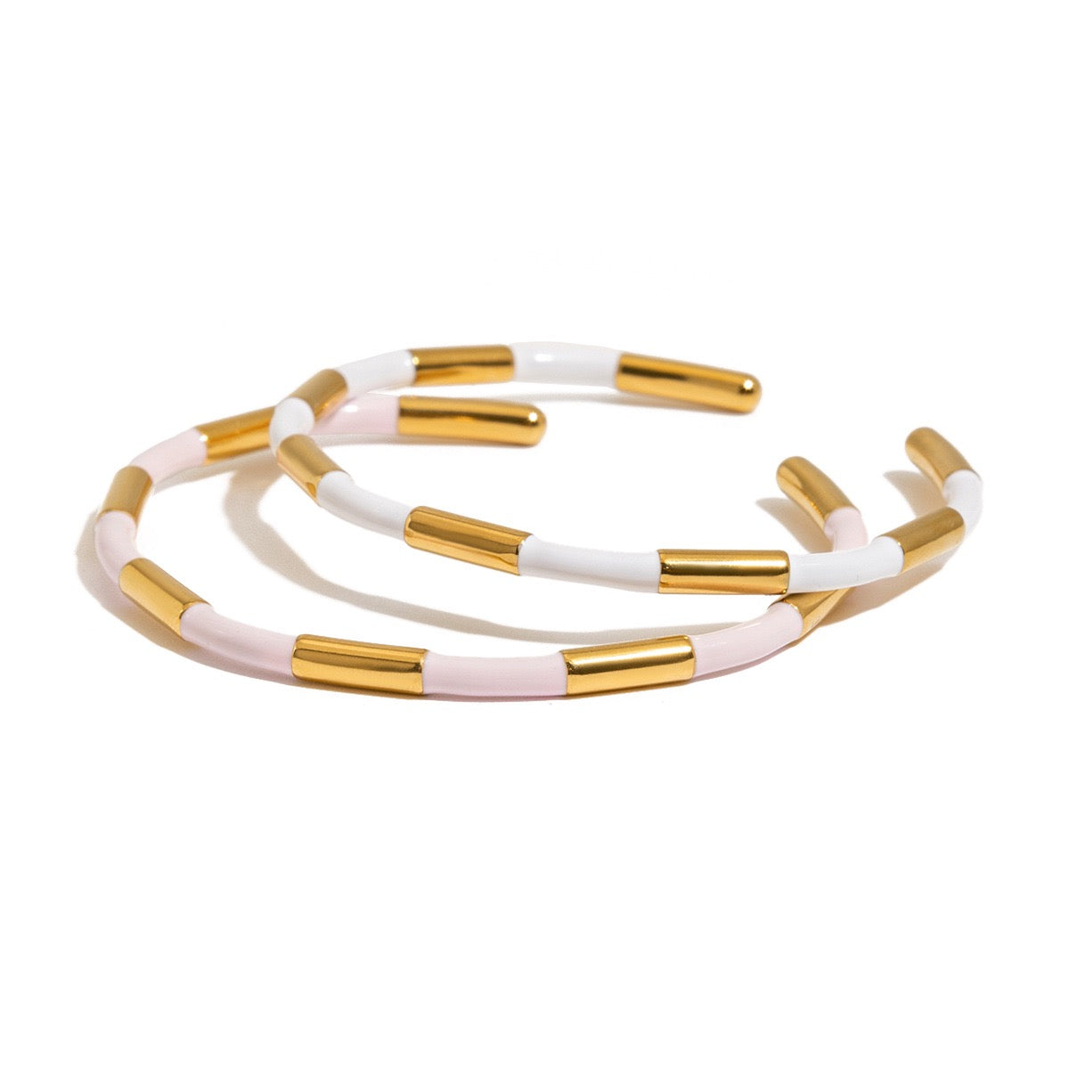 White skinny bangle