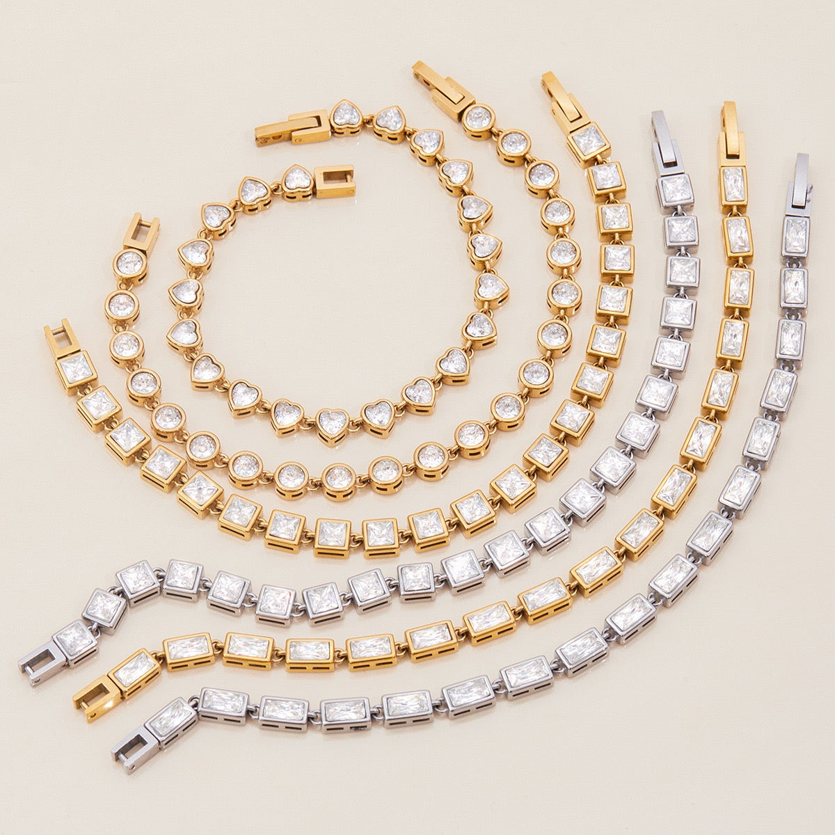 Full stars rock bracelets