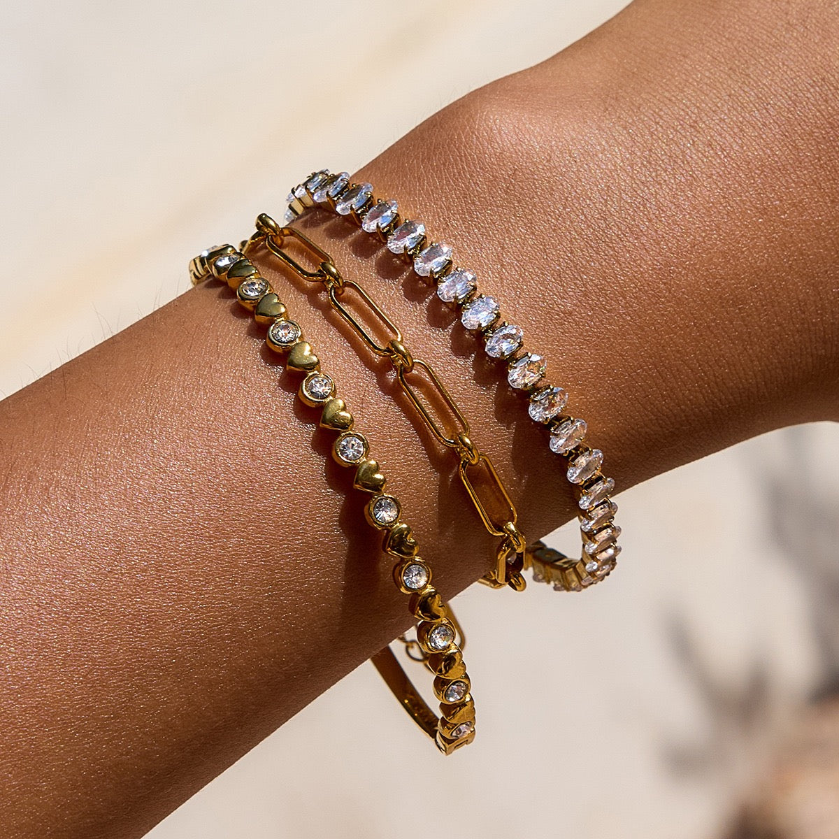 Full stars belt bracelet