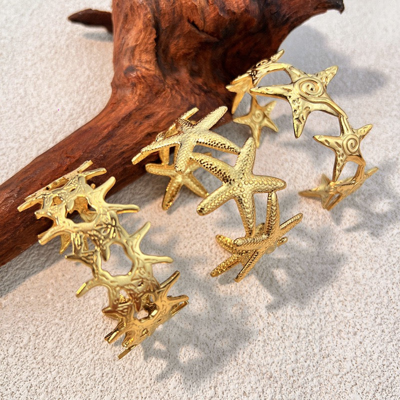 Starfish bangles