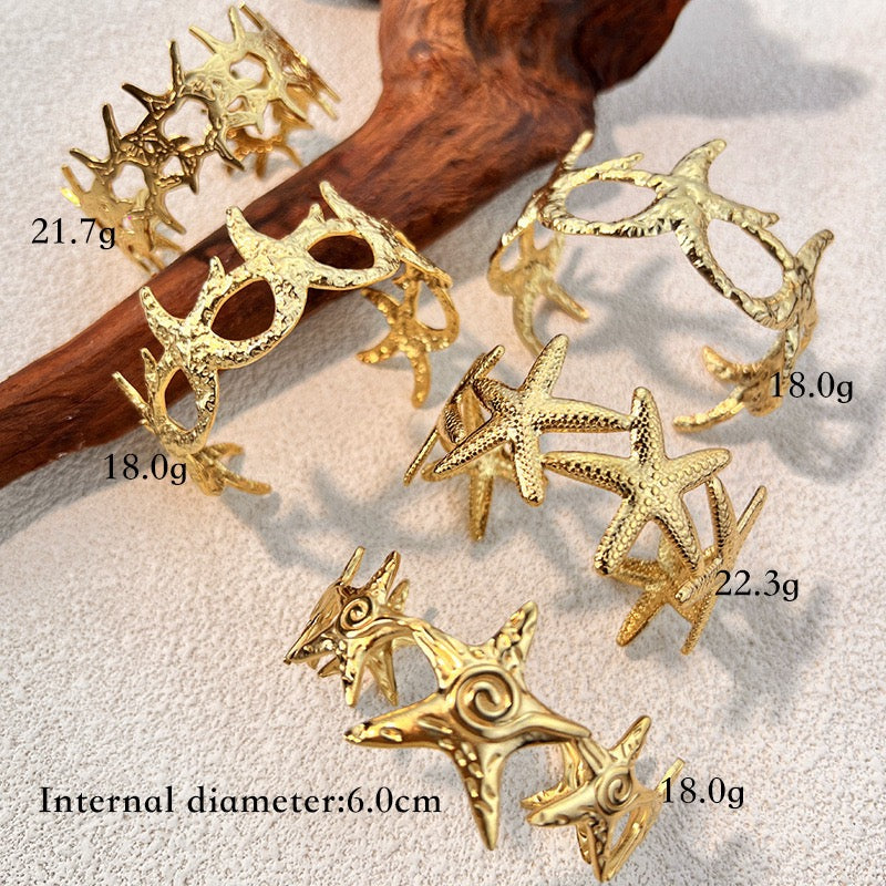 Starfish bangles