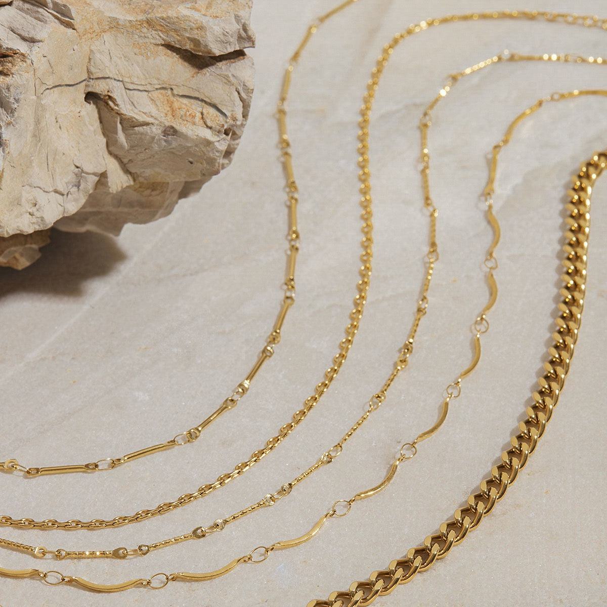 Layer necklaces