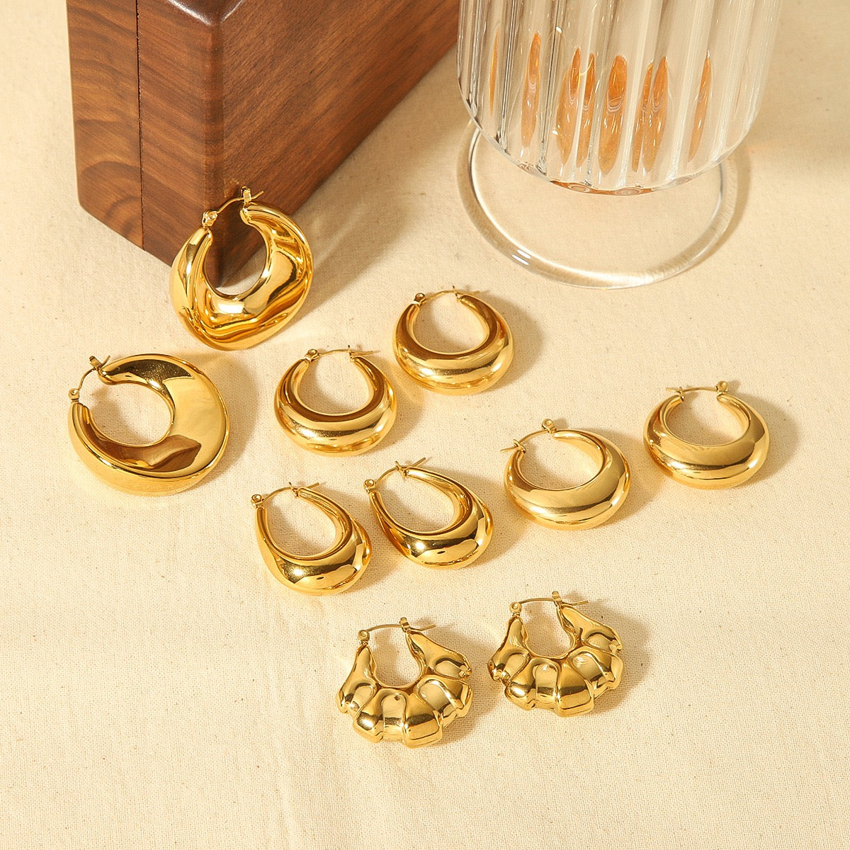 Gokota hoop earrings