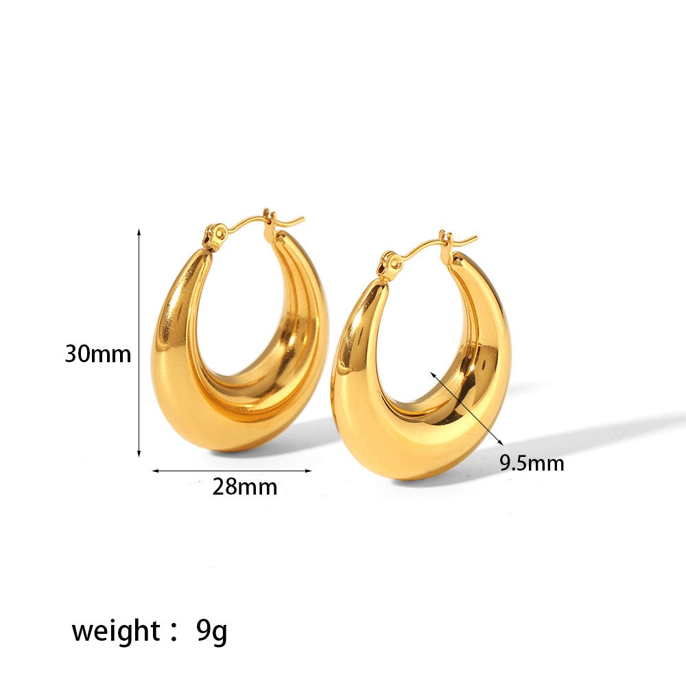 Gokota hoop earrings