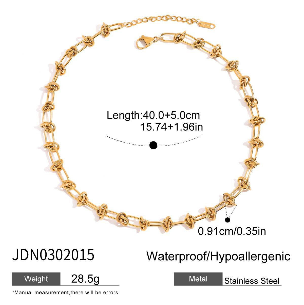 Knots layer necklaces