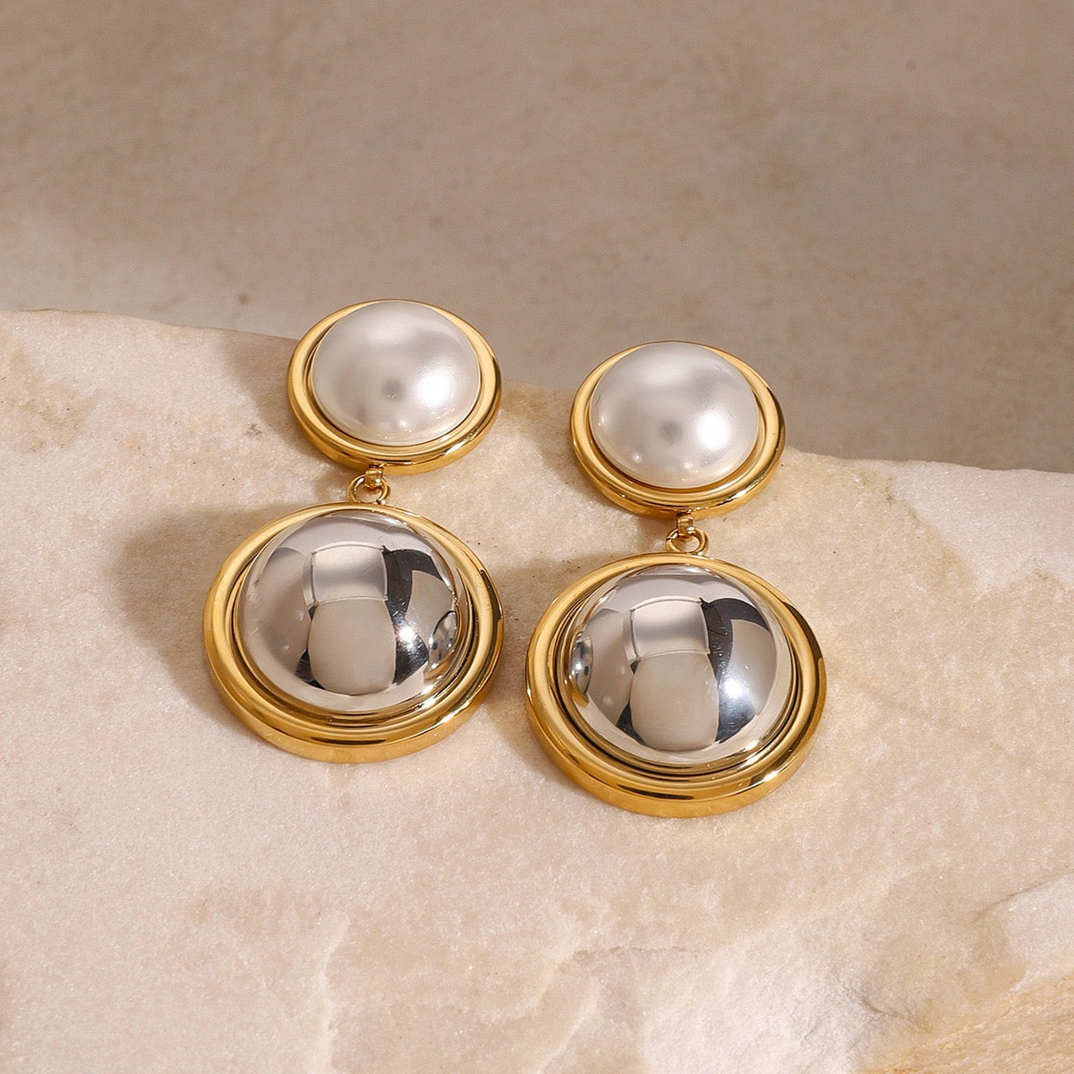 Double bubble earrings