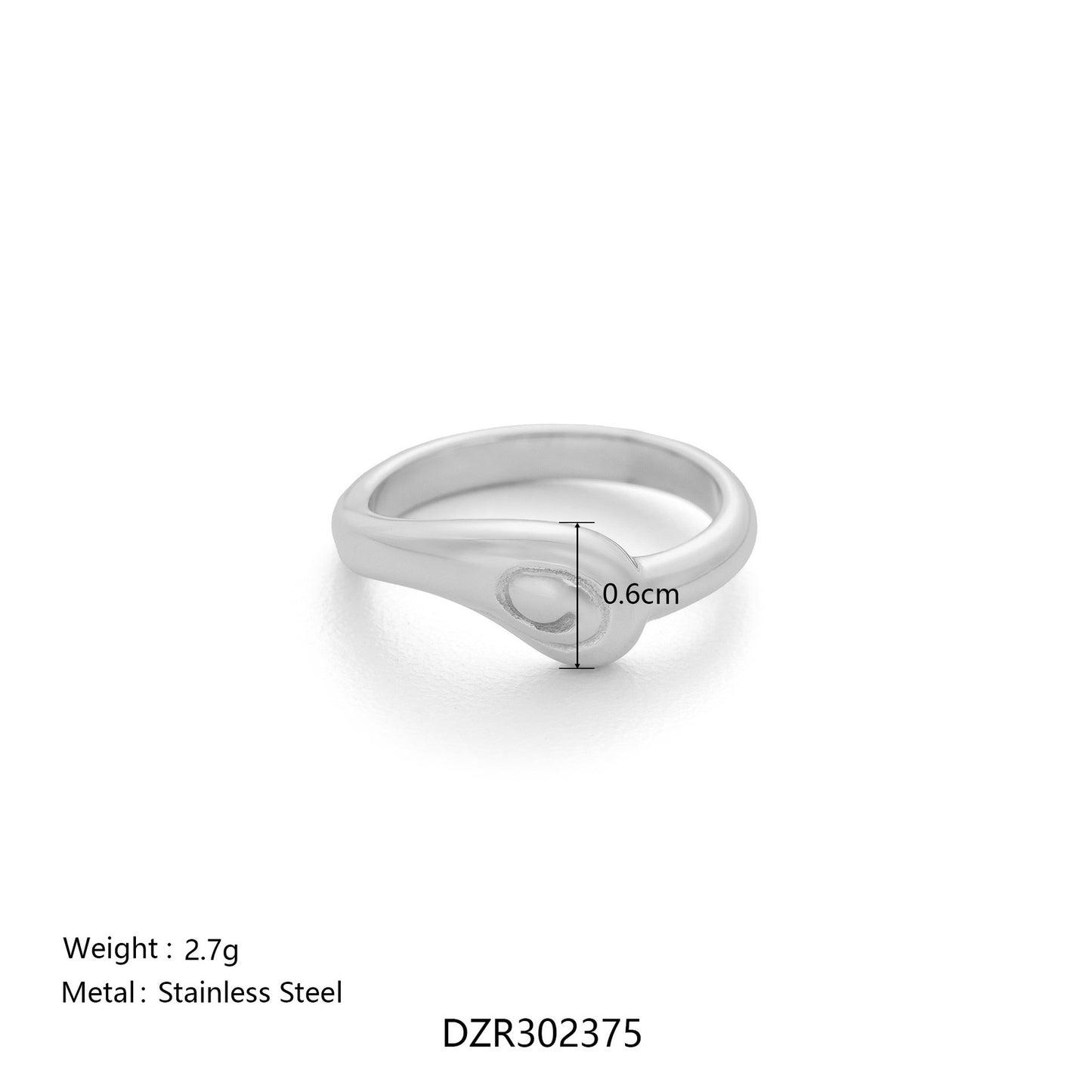 Agape Swirl couple of rings