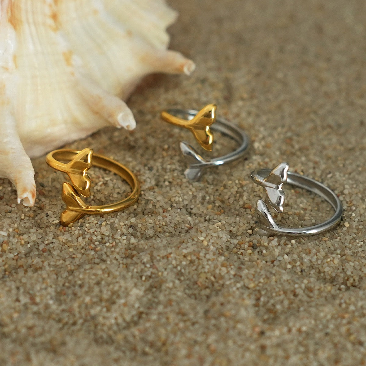 Mermaid tale ring