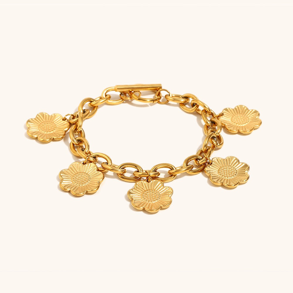 Flower dance bracelet